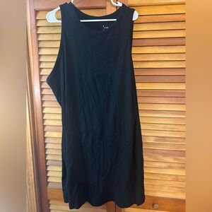 a new day plus size 4x black ribbed sleeveless dress